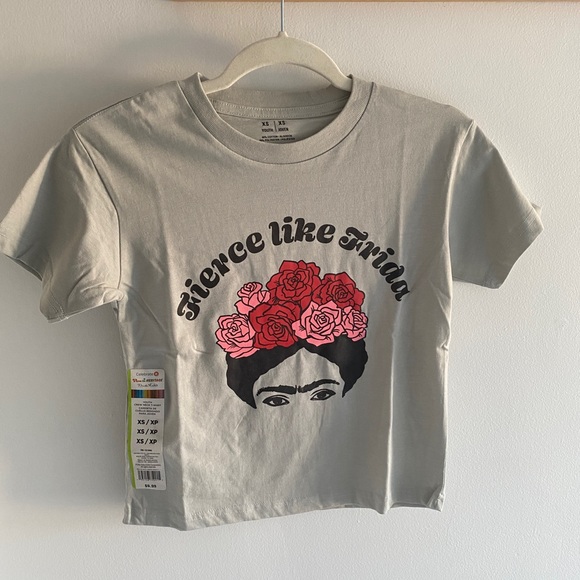 Celebrate It Other - Fierce Like Frida cotton/polyester blend T-shirt. Size XS youth.